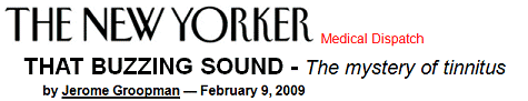 That Buzzing Sound – The mystery of tinnitus.